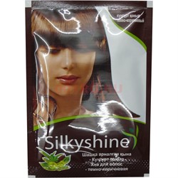 Хна для волос Silky Shine темно-коричневая (7 уп X 12 гр) - фото 140391