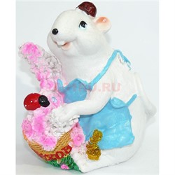 Фигурка из полистоуна (KL-1545) Крыса 16 см символ 2020 года - фото 140648