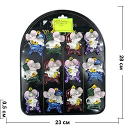 Магнит (66) из полистоуна крыса на диване символ 2020 года - фото 141093