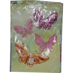 Пакет подарочный 32х45 см с цветами, бабочками (OM-358A) 20 шт/уп - фото 142041