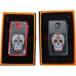 Зажигалка USB спиральная «черепа» - фото 142503