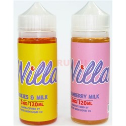 Жидкость 3 мг V'Nilla 120 мл вкусы в ассортименте - фото 142680