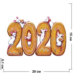 Деревянная ключница под стену Крысы (MS-221) Символ 2020 года - фото 142931