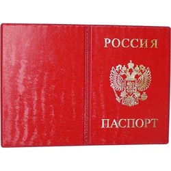 Обложка для паспорта горизонтальная цвета в ассортименте - фото 143171