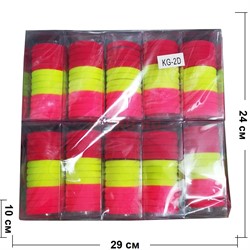 Резинки для волос цветные (KG-2D) упаковка 240 шт - фото 143413