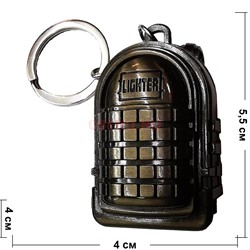 Зажигалка газовая «рюкзак» металлическая - фото 144115