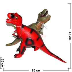 Игрушка со звуком Динозавры цветные 24 шт/блок - фото 144144