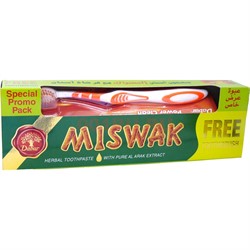 Зубная паста «Miswak» 190 г с зубной щеткой - фото 144713