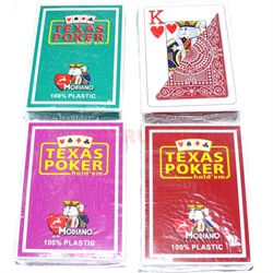Карты Modiano Texas Poker hold'em для покера 100% пластик 54 карты - фото 145161