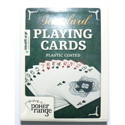 Карты для покера Standard Playing Cards 100% пластик 54 карты - фото 145168