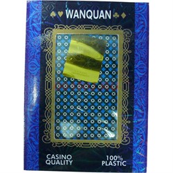 Карты для покера WANQUAN 100% пластик 54 карты - фото 145170