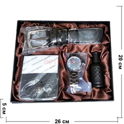 Набор Moongrass «портмоне, ремень, часы, туалетная вода» - фото 145401