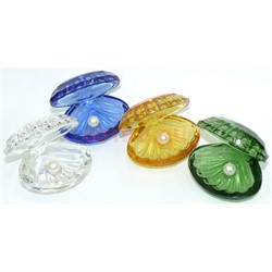 Кристалл «Жемчужина» цветная 7 см (цвета в ассортименте) - фото 145422