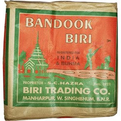 Биди сигареты индийский Bandook Biri цена за упаковку 400 шт - фото 145450
