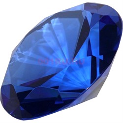 Кристалл «бриллиант» 9,5 см синий - фото 145487