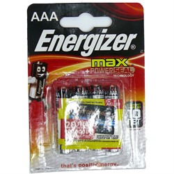 Батарейка Energizer AAA 4 шт - фото 146179