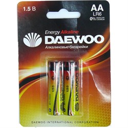 Батарейка алкалиновая DAEWOO AA 40 шт - фото 146197