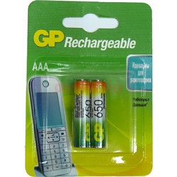 Аккумулятор GP Rechargeable 650 Series AAA 2 шт - фото 146213
