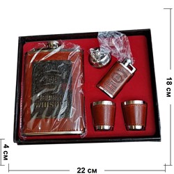 Набор подарочный Jack Daniels с зажигалкой и стаканчиками - фото 146558