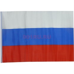 Флаг России без герба 90х145 см из флажной сетки - фото 146871