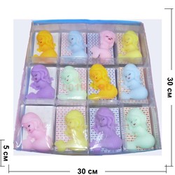 Игрушка-антистресс сквиши в виде русалки 12 шт/уп - фото 147668