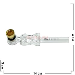 Трубка стеклянная D&K glass pipe 8570 - фото 148580