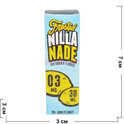Жидкость с солевым никотином 0 мг Frested Nilla Nade 30 мл - фото 149068