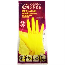 Хозяйственные перчатки в ассортименте размер M 12 шт/уп - фото 150047