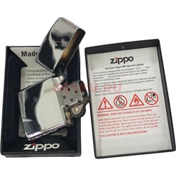 Зажигалка бензиновая Zippo чистая под гравировку - фото 150728