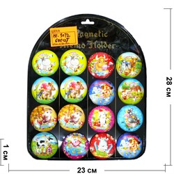 Магниты Бык (KL-3072) металлические круглые Символ 2021 года 600 шт/кор - фото 153600