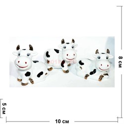 Фигурки Бык (KL-3030) из фарфора Символ 2021 года 144 шт/кор - фото 153726