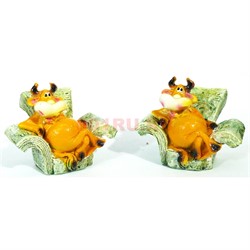 Фигурки Бык (KL-3136) из полистоуна Символ 2021 года 360 шт/кор - фото 153731