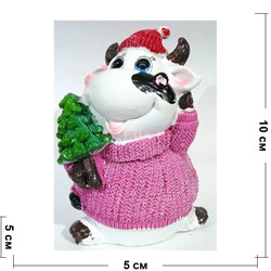 Фигурка Бык (KL-3155) из полистоуна Символ 2021 года 96 шт/кор - фото 153772