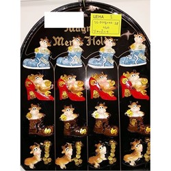 Магниты (SS-28) Бык Символ года 2021 из полистоуна 960 шт/кор - фото 154033