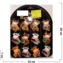 Магниты (SS-10) Бык Символ 2021 года из полистоуна 576 шт/кор - фото 154066