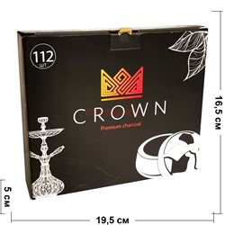 Уголь для калауда Crown 112 кубиков «Kaloud Ediotion» кокосовый - фото 154166
