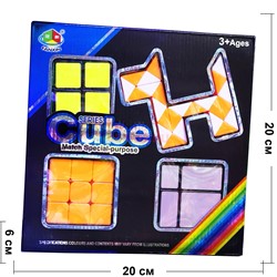 Набор игрушек головоломок 4-в-1 Series Cube - фото 154943