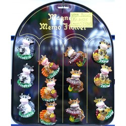 Магниты из полистоуна (AZ-20565) Бык Символ 2021 года 24 шт/уп - фото 155797