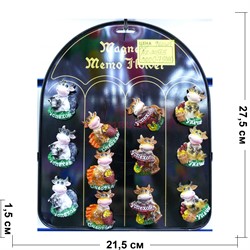 Магниты из полистоуна (AZ-20565) Бык Символ 2021 года 24 шт/уп - фото 155798