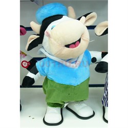 Музыкальная мягкая игрушка (AZ-3886) Бык Символ 2021 года - фото 155857