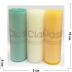 Свечи (R2-1045) разноцветные Classic 15 см - фото 156326