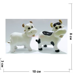 Фарфоровая статуэтка (KL-3005) Бык Символ 2021 года - фото 157299