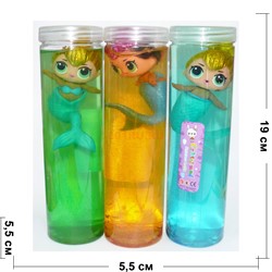 Слаймы цветные русалки 6 шт/уп - фото 157581