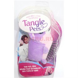 Расческа Tangle Pets детская с мягкой игрушкой - фото 160295