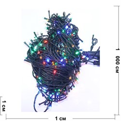 Гирлянда новогодняя LED разноцветная 10 м - фото 160786