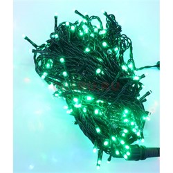 Гирлянда новогодняя LED зеленая 15 м - фото 160811