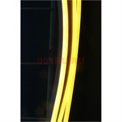 Лента неоновая желтая с блоком (светодиодная двусторонняя) 5 м - фото 160905