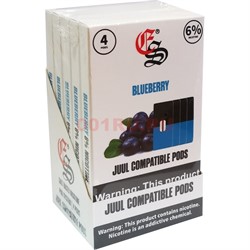 Картриджи Juul совместимые Blueberry (черника) цена за 4 шт - фото 160987