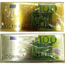 Магнит купюра 100 евро виниловый - фото 161053