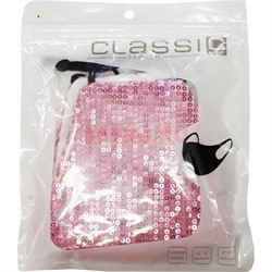Маска гигиеническая Classic Mask c пайетками 20 шт/уп расцветки в ассортименте - фото 162054